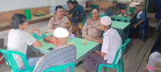 Menuju Pemilu Damai 2024 Personil Polsek Keritang berdialog dengan Warga Bahas Kamtibmas